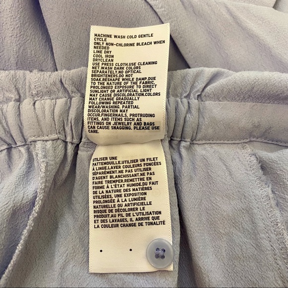 UNIQLO Baby Blue Collared Sleeveless Romper with Pockets Women’s Small - Picture 8 of 8